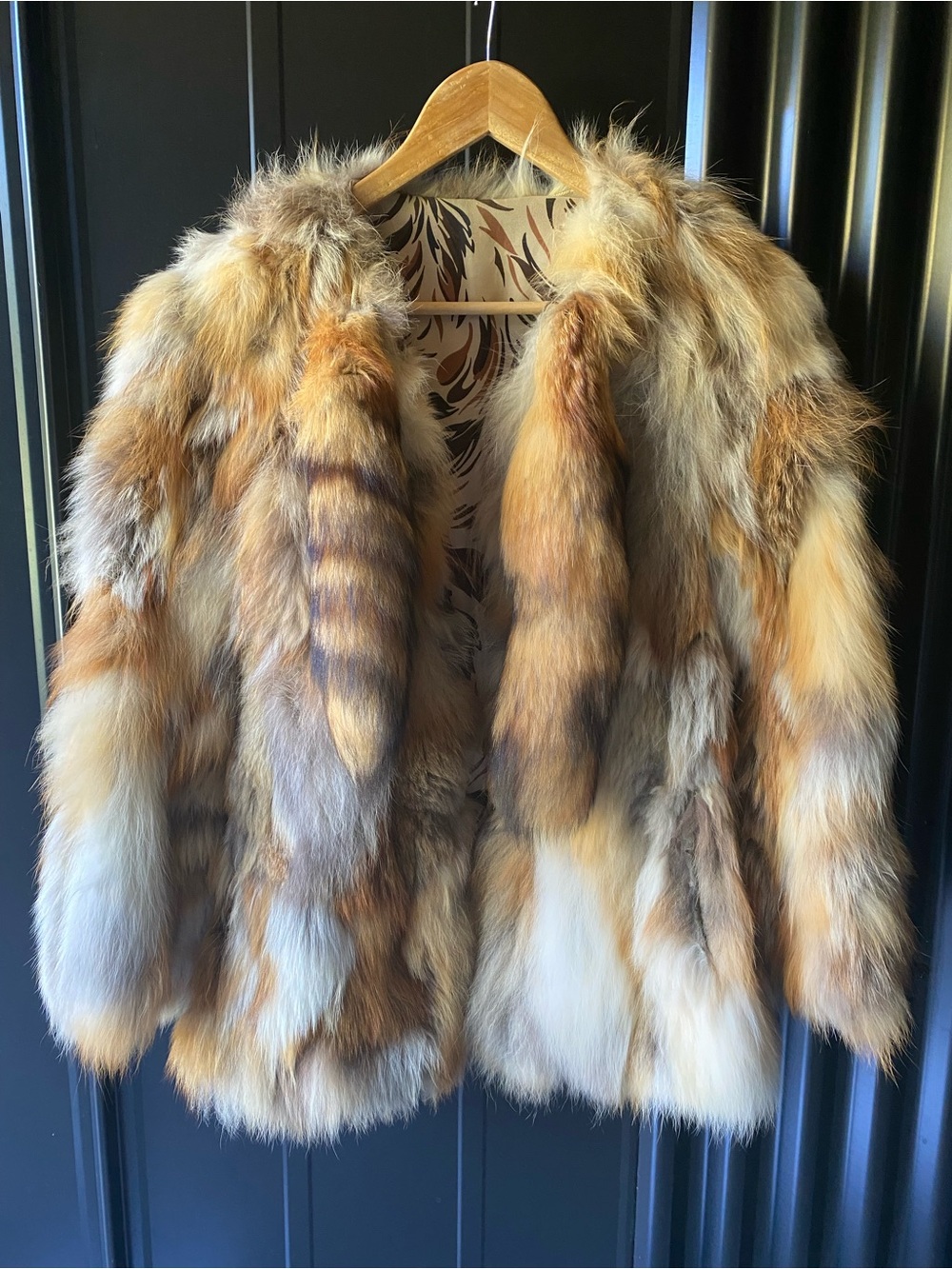 Vintage Genuine Red Fox Fur Jacket | Plush & Supple | Medium